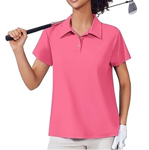 Polo pour femmes en coton de haute qualité, séchage rapide et respirant, personnalisable, idéal pour le golf en été – Nouvelle collection en promotion - Product Image 5