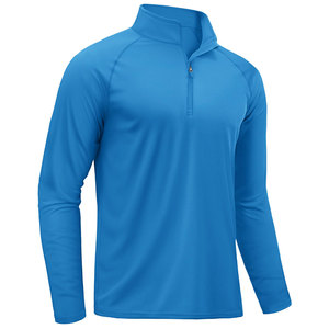 Sudadera ligera con cremallera 1/4 para hombre, tejido French Terry, servicio de fabricación personalizada, MOQ bajo, envío a todo el mundo - Product Image 5