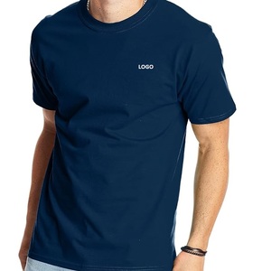 T-shirt homme en coton lourd, col rond, 100 % coton, directement de l'usine - Product Image 1