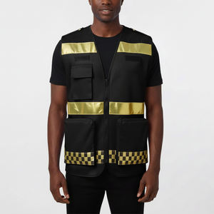 Chaleco de Seguridad Reflectante de Alta Visibilidad con Luz LED Intermitente, Impermeable, con Logotipo Personalizado, ANSI Clase 1, EN ISO 20471 Clase 2, para Trabajo en Invierno - Product Image 5