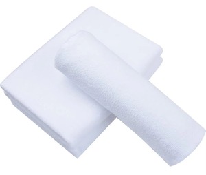 ชุดผ้าขนหนูอาบน้ำปักโลโก้แบบกำหนดเอง ผ้าขนหนูอาบน้ำสีพื้นสองด้าน - Product Image 5
