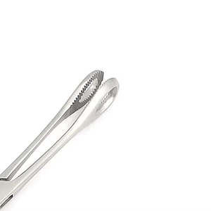 Pince hémostatique manuelle en acier inoxydable pour instruments médicaux, pour la manipulation d'éponges, certifiée CE, 250 mm, par SurgiRight - Product Image 4