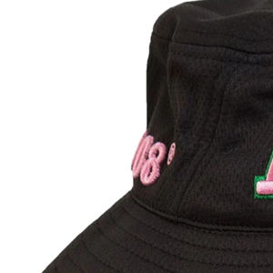 AKA Floppy Bucket <b>Hat</b> Black Embroidered Cotton Twill Wide Brim Sun <b>Hat</b> Casual Outdoor Fishing Beach Travel Unisex Fashion <b>Cap</b> - Product Image 4