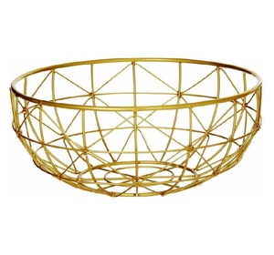 Elegante Cesta de Alambre Metálico con Asa, Último Diseño para Organizar Frutas y Verduras en la Mesa de Cocina, al Mejor Precio - Product Image 2