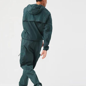 Versatile <b>Packable</b> Hooded Winter Windbreaker <b>Jacket</b> Quick Dry Breathable Street Style Travel Wear Front Logo - Product Image 2