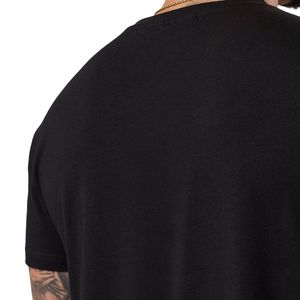 เสื้อยืดเจอร์ซีย์สีดำสำหรับผู้ชายแขนสั้นเสื้อยืดออกกำลังกายในยิมระบายอากาศได้น้ำหนักเบาวิ่งออกกำลังกาย - Product Image 5
