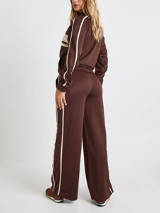 Conjunto Deportivo de 2 Piezas para Mujer, Cómodo y Sexy, Primavera 2026, con Logotipo Personalizado, Pantalones Joggers y Top Corto - Product Image 4