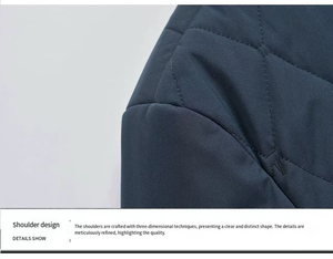 Wholesale Custom Casual <b>Warm</b> Fancy Fashion Winter Outdoor Men's Jackets Washed Zipper <b>Waterproof</b> Windproof - Product Image 3
