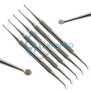 Juego de 5 Elevadores Periósteicos Dentales Premium Molt 4, Instrumentos Quirúrgicos Orales de Doble Extremo, Cureta Ósea, Kit de Instrumentos Quirúrgicos Periodontales - Product Image 1