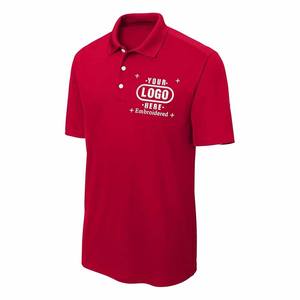 Chemises polo pour hommes personnalisables, brodées, décontractées, à manches courtes - Product Image 3