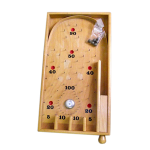 Máquina de Pinball de Madera Vintage, Juego de Mesa Clásico, Juguete Educativo de Arcade Hecho a Mano para Niños, Diversión Familiar, Regalo - Product Image 6