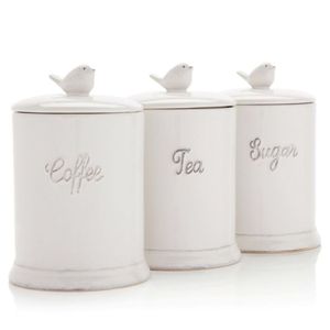 Luxury 3Pcs Metal Coffee Sugar Tea Canister Set Kitchen Storage Container with Airtight Bamboo Lid Food Grade Storage Jar <b>Box</b> - Product Image 2