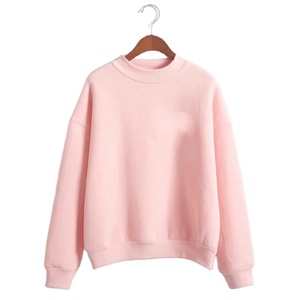 Custom Women Oversized Mock Neck Sweatshirt with Contrast Rib Collar Cuffs and Hem Mockneck sweatshirts for women - Product Image 3