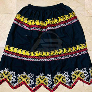 Faldas Bordadas de Cintura Alta para Mujer, Color Sólido, Tela Transpirable, Moda, Tallas Grandes - Product Image 6