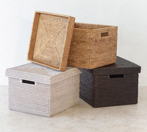 Top Class Stylish Handcrafted Rattan <b>Basket</b> For Laundry <b>Toys</b> And Blanket <b>Storage</b> Multipurpose Natural Rattan <b>Baskets</b> For Livings - Product Image 4