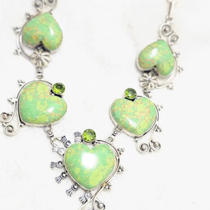 Collar de Gargantilla de Alta Calidad, Estilo Clásico, con Turquesa Natural Azul, Cuentas Finas, Plata Alemana, para Mujer, Joyería con Piedras Preciosas - Product Image 2