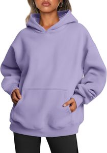 Sudadera con Capucha Oversize Unisex ODM, Color Sólido, Algodón, Diseño con Bolsillo de Felpa, Ropa Casual de Otoño, Transpirable, Corte Regular - Product Image 5