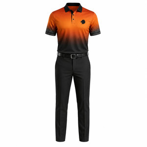 Uniforme de Golf Transpirable de Alta Calidad y Nuevo Diseño Hecho en Pakistán, Uniforme de Golf Personalizable de Manga Corta para Hombre - Product Image 1