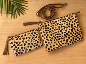 Sac à main en cuir de vache, combinaison, élégant, pour femmes, sacs à bandoulière avec même fourrure, pochette, nouvelle collection - Product Image 2