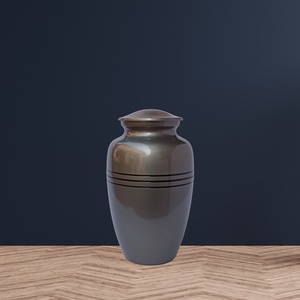 aluminium condolence <b>gifting</b> urn aluminium <b>bereavement</b> <b>gifting</b> urn aluminium respectful <b>gifting</b> urn aluminium elegant vase - Product Image 1