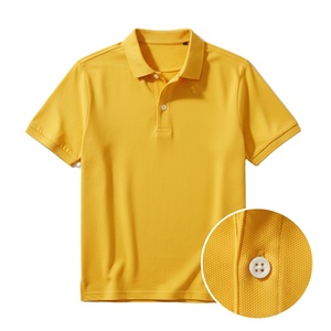 เสื้อโปโลชาย คุณภาพสูง ผ้าฝ้ายนุ่ม สวมใส่สบาย รับสกรีนโลโก้ ขายส่ง แฟชั่นลำลอง แขนสั้น - Product Image 3