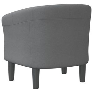 Fauteuil gris foncé pour salon - Product Image 5