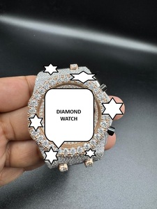 Montre Sport Mécanique de Luxe ZAWO Personnalisée Unisexe Vintage Hip Hop en Acier Inoxydable 20mm avec Diamant Moissanite Taillé Charm 41mm - Product Image 2