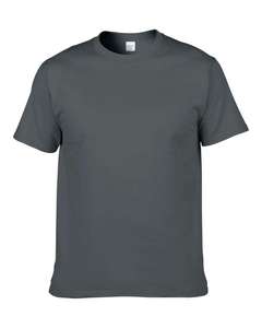Camiseta de algodón con estampado gráfico de diamantes de imitación, brillante, con transferencia térmica, personalizada, OEM, marca privada, para hombre, manga larga - Product Image 2