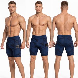 Custom Tie Dye Printed Yoga <b>Shorts</b> <b>Men</b> Low Elastic Waist <b>Base</b> <b>Layer</b> <b>Shorts</b> <b>Men</b> 100% Polyester Breathable Workout <b>Short</b> Tights - Product Image 5