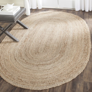 Tapis rond en jonc de mer naturel tressé à la main, personnalisable, antidérapant, multi-usages – Vente chaude - Product Image 2