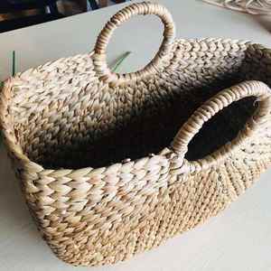 Bolso de Hombro de Mujer Tejido a Mano, Ecológico, Impermeable, de Jacinto de Agua, para Playa, Verano, Hecho en Vietnam, al Mejor Precio - Product Image 4