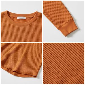 เสื้อยืดผู้หญิงไซส์ใหญ่ ผ้าฝ้าย 100% คลาสสิก สวมใส่สบาย ทรงหลวม เป็นมิตรกับสิ่งแวดล้อม แห้งเร็ว แขนยาว สีพื้น ใส่สบาย ทันสมัย - Product Image 5
