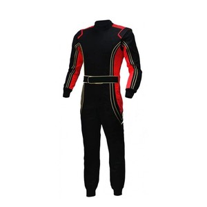 Combinaison de course personnalisée pour hommes adultes, orange et noire, ignifuge, légère, à séchage rapide, manches longues, pour la moto et les sports automobiles - Product Image 4