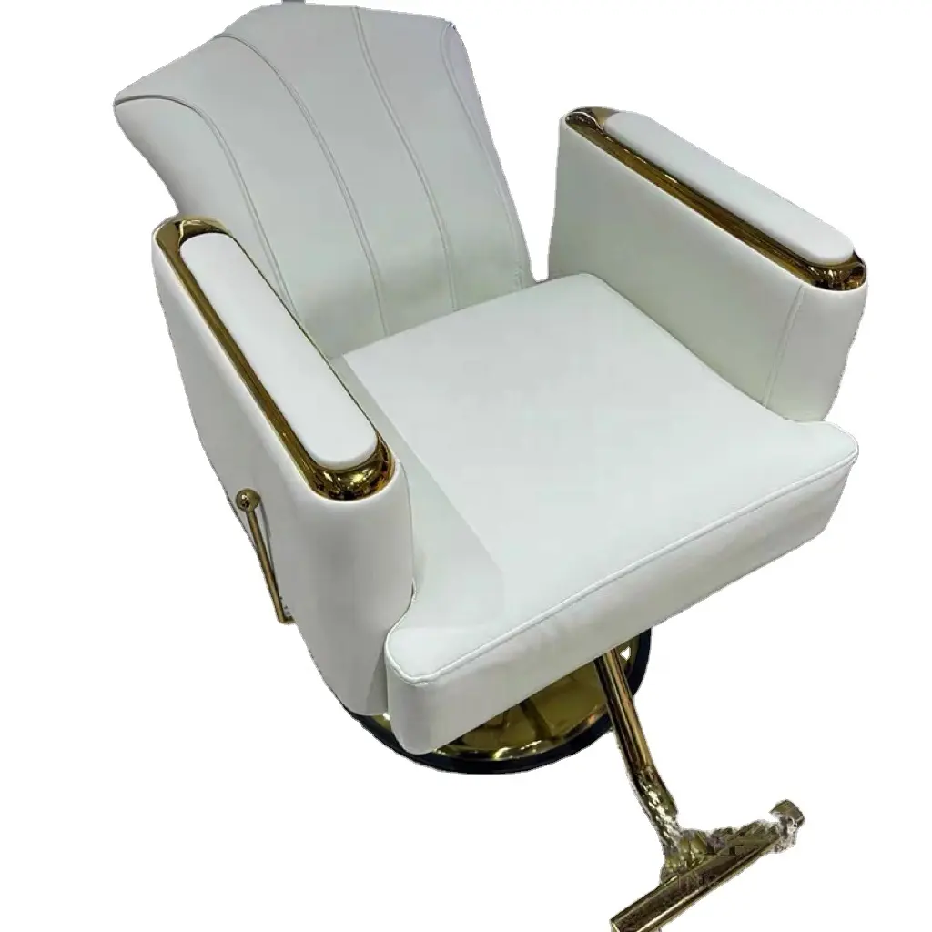 Yicheng 아름다움 2024 직업적인 새로운 안락 의자 살롱 스타일링 의자 머리 절단 의자 샴푸 의자 부품 살롱 아주 좋은