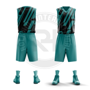Uniforme de Baloncesto Profesional de Poliéster, Material que Absorbe la Humedad, Ajuste Cómodo para Jugadores, Entrenamiento y Liga - Product Image 3