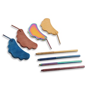 Nuevas llegadas: Espejo de maquillaje con forma de corazón, con aumento, mango largo, herramientas de belleza para inspección de pestañas postizas Tegra - Product Image 4