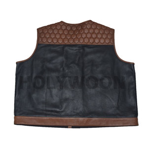 Men's Classic 100% <b>Wool</b> <b>Vest</b> Sleeveless Button Front Casual Winter Lightweight Eco-Friendly Biker <b>Vest</b> - Product Image 2