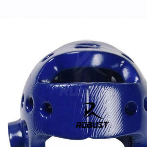 Protectores de Cabeza para Taekwondo, Material de Cuero Vacuno, Colores y Tallas Personalizables, Transpirables, Cómodos, Ecológicos, Cobertura Total de la Cabeza - Product Image 3