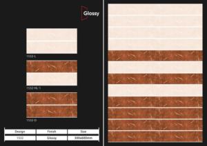 Azulejos de porcelana con superficie brillante y elegante de 30x60 cm, ideales para conceptos decorativos de pared y suelos funcionales en espacios modernos. - Product Image 4