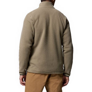 Chaquetas de Forro Polar Sherpa para Hombre, a la Moda, para Invierno, con Bolsillo Frontal Grande, Manga Larga, Cuello Alto con Cierre, Disponibles en Talla Grande - Product Image 5