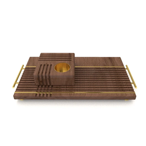 VeloraWood Bakhoor Burner Set Premium Artisan Wooden <b>Incense</b> <b>Holder</b> with Elegant Arabic Detailing for Home Fragrance & Decor - Product Image 3