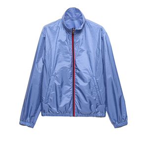 Nouvelle veste coupe-vent légère décontractée pour homme en nylon recyclé de qualité supérieure avec col montant et fermeture éclair, vêtement d'extérieur de luxe, fabricant OEM personnalisé - Product Image 1