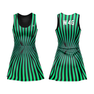 Personalized Women's Striped Printed Tennis Dress Sleeveless Quick Dry Sublimated Printed Front Logo Women's Golf Wear <b>Skirts</b> - Product Image 1