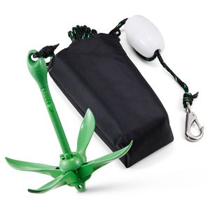 Kit Ancoraggio Kayak 3.5 lb con Ancora per Paddle Board, Corda da 8 m, Boa e Borsa Pieghevole per Ancora di Piccole Imbarcazioni - Product Image 6