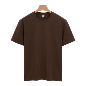 เสื้อยืดคอตตอน 210 กรัม ขายส่ง สกรีนโลโก้ได้ แขนสั้น สีพื้น ยูนิเซ็กส์ ทรงหลวม เสื้อเปล่า สไตล์ลำลอง - Product Image 2