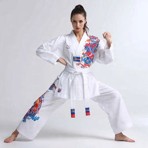 Uniforme de Taekwondo Profesional para Entrenamiento MMA, Uniforme de Entrenador de Taekwondo Ligero al por Mayor, Uniformes de Taekwondo de Alta Calidad - Product Image 3