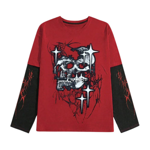 เสื้อยืดแขนยาวสองชั้นแบบหนา เสื้อยืดแขนยาวสองชั้นสั่งทำพิเศษ - Product Image 1