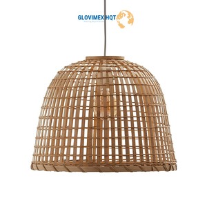 โคมไฟห้อยเพดานหวายไม้ไผ่ขายดี งานแฮนด์เมด แสงไฟตกแต่งบ้านรักษ์โลก - Product Image 2
