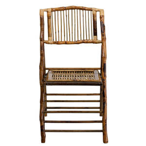 Wholesale Bamboo Folding <b>Chair</b> Natural Event Wedding <b>Chair</b> Indoor <b>Outdoor</b> Seating for Dining Garden Party Furniture OEM ODM - Product Image 2