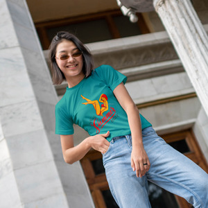 T-shirts décontractés slim fit écologiques de créateur pour femmes, différentes couleurs, logo personnalisé, 200 g/m², hauts courts légers – Vente en gros - Product Image 6